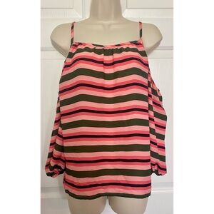 New York and Company Stripped Blouse